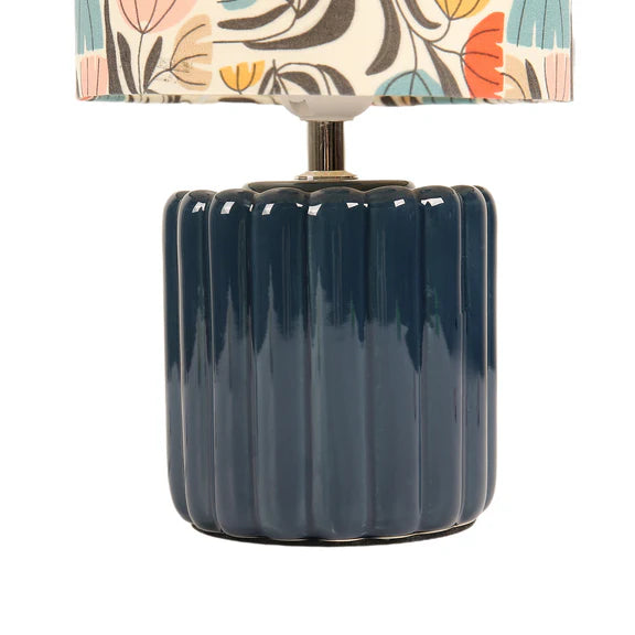 Cyra Table Lamp Blue & Cream - LL-27-0305CR