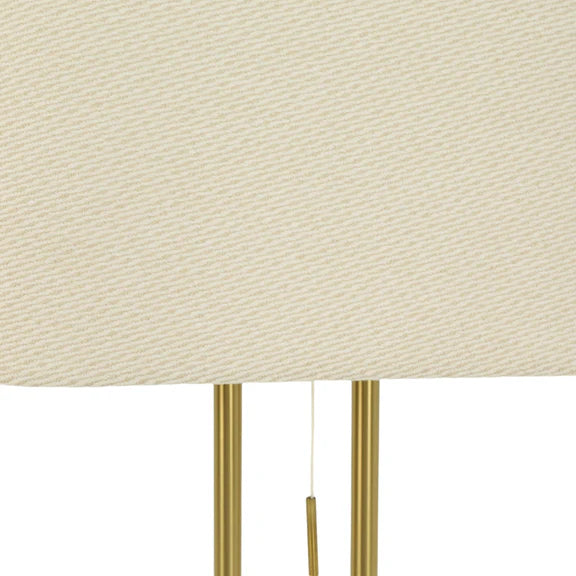 Arden Floor Lamp Brass & Ivory - LL-27-0306