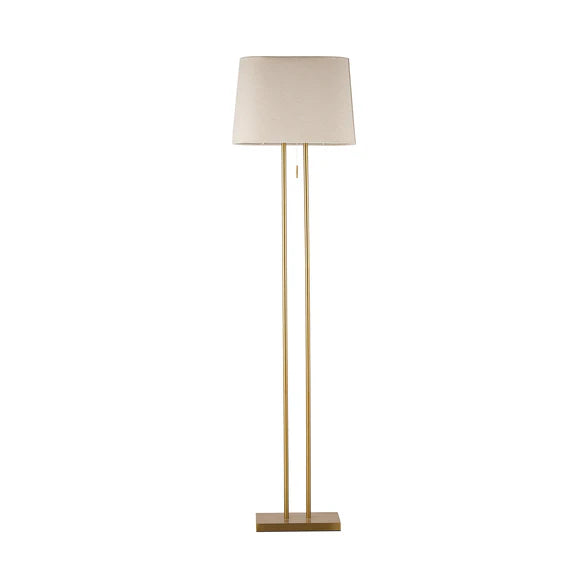 Arden Floor Lamp Brass & Ivory - LL-27-0306
