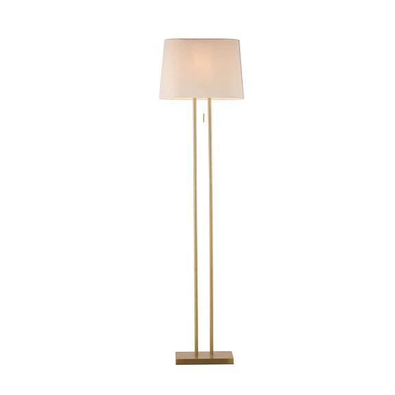 Arden Floor Lamp Brass & Ivory - LL-27-0306
