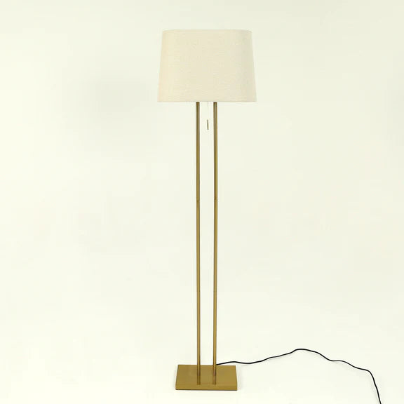 Arden Floor Lamp Brass & Ivory - LL-27-0306