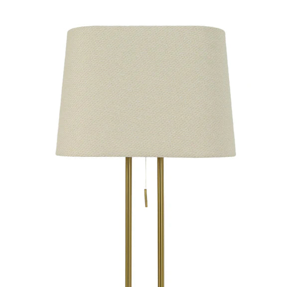 Arden Floor Lamp Brass & Ivory - LL-27-0306