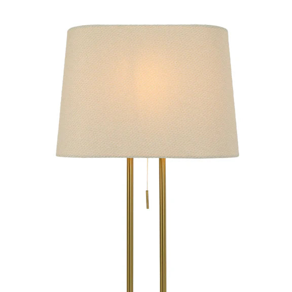 Arden Floor Lamp Brass & Ivory - LL-27-0306