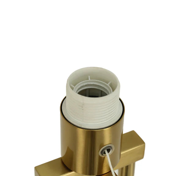 Arden Floor Lamp Brass & Ivory - LL-27-0306