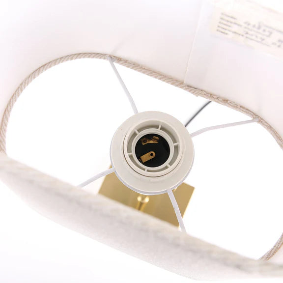 Arden Table Lamp Brass & Ivory - LL-27-0307