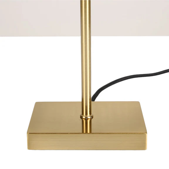 Arden Table Lamp Brass & Ivory - LL-27-0307