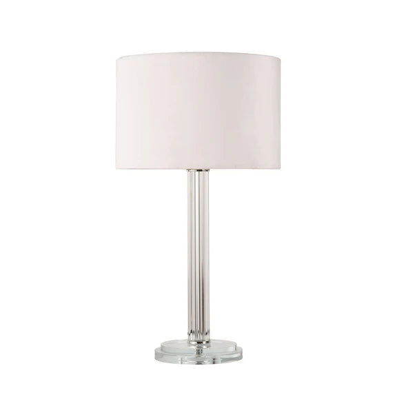Cosima Table Lamp Clear & White - LL-27-0308