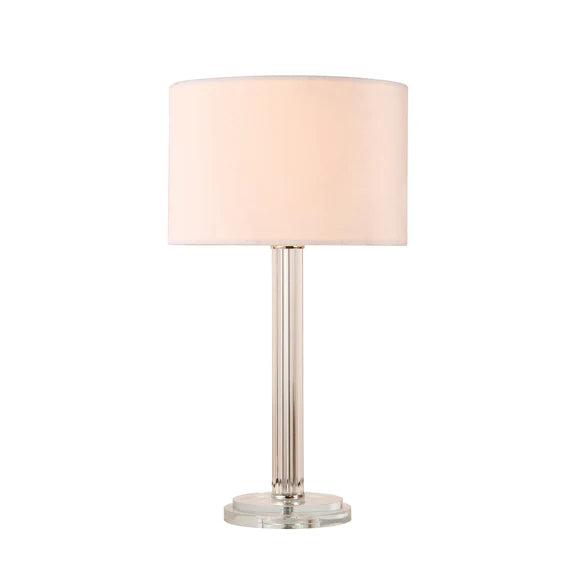 Cosima Table Lamp Clear & White - LL-27-0308