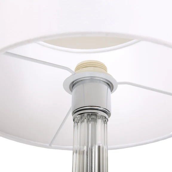Cosima Table Lamp Clear & White - LL-27-0308