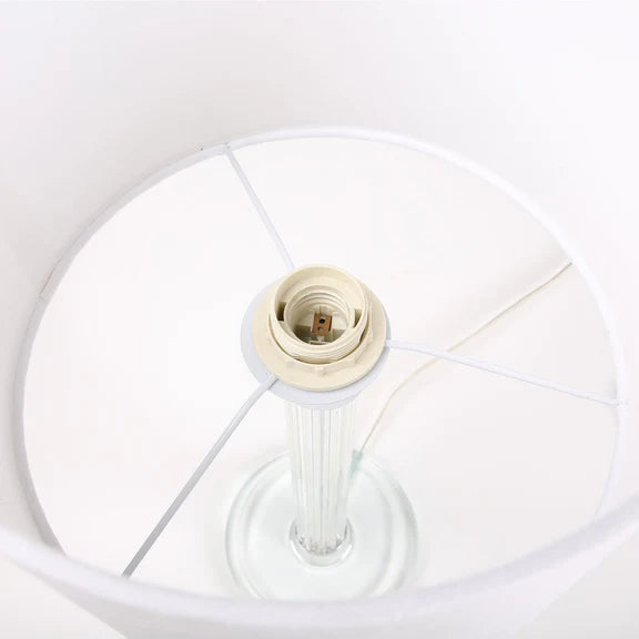 Cosima Table Lamp Clear & White - LL-27-0308