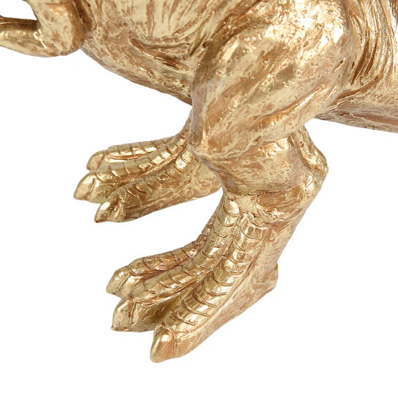T-Rex Bite Resin Table Lamp Gold - LL-27-0309