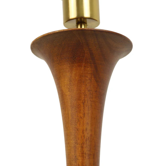 Soraya Floor Lamp Walnut & Natural - LL-27-0311WN