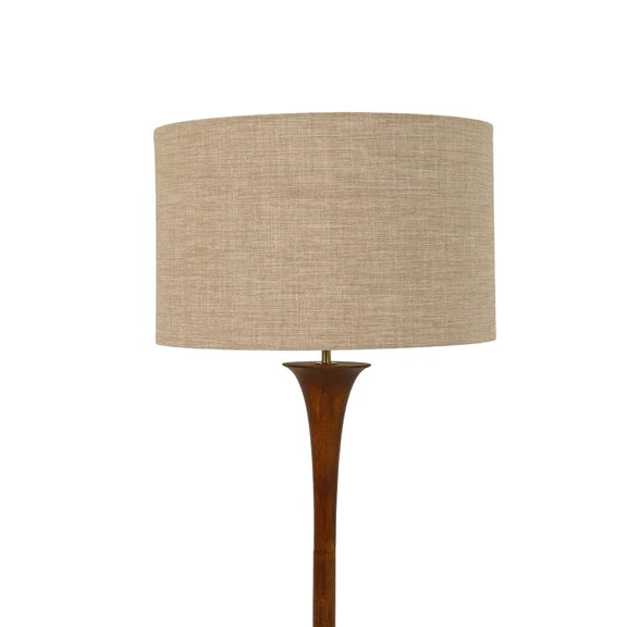 Soraya Floor Lamp Walnut & Natural - LL-27-0311WN
