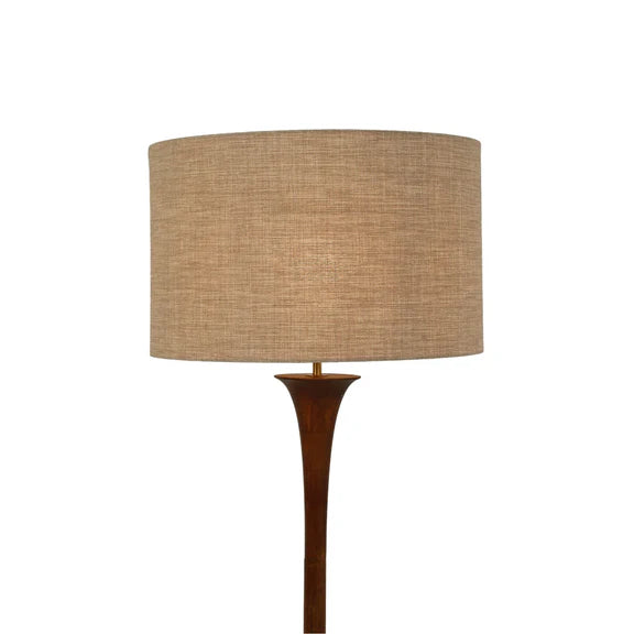 Soraya Floor Lamp Walnut & Natural - LL-27-0311WN