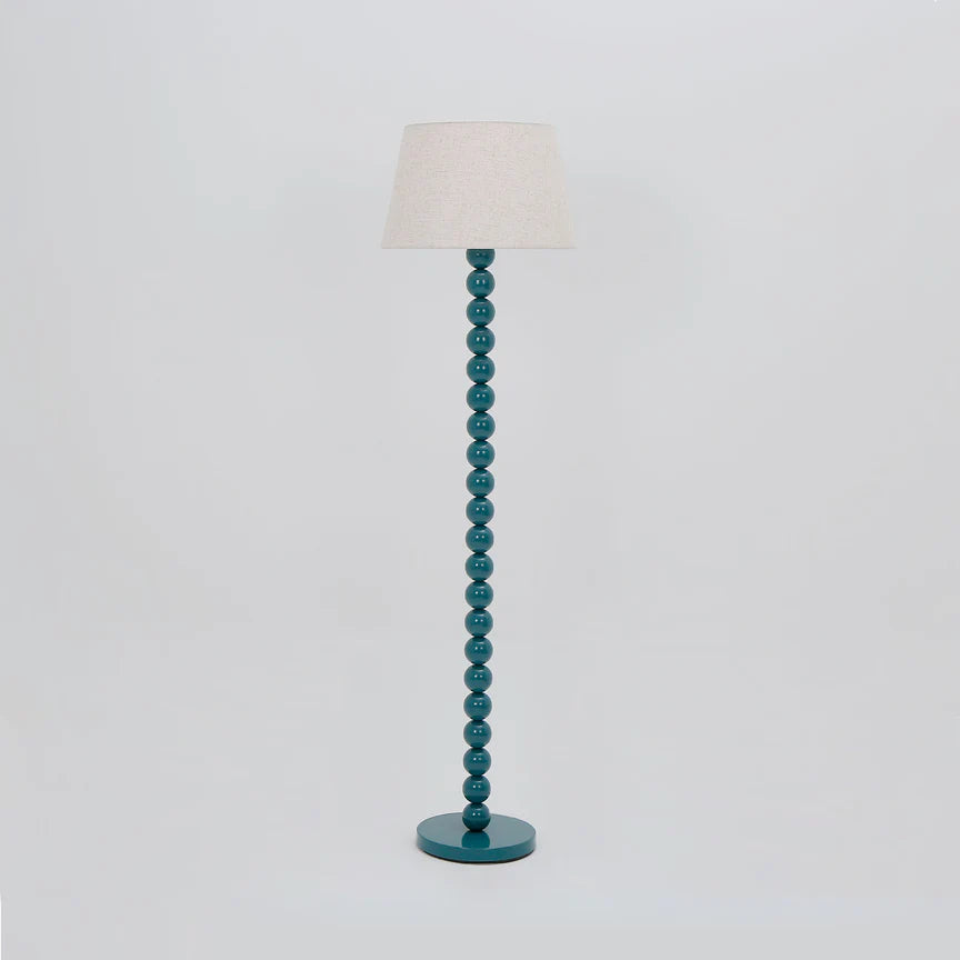Pearl Orb Floor Lamp Cyan - LL-27-0316GB