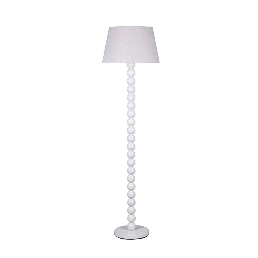 Pearl Orb Floor Lamp Whisper White - LL-27-0316W