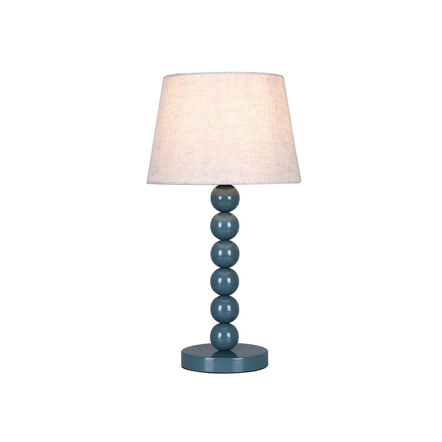 Pearl Orb Table Lamp Cyan - LL-27-0317GB