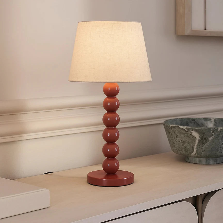 Pearl Orb Table Lamp Rust - LL-27-0317R