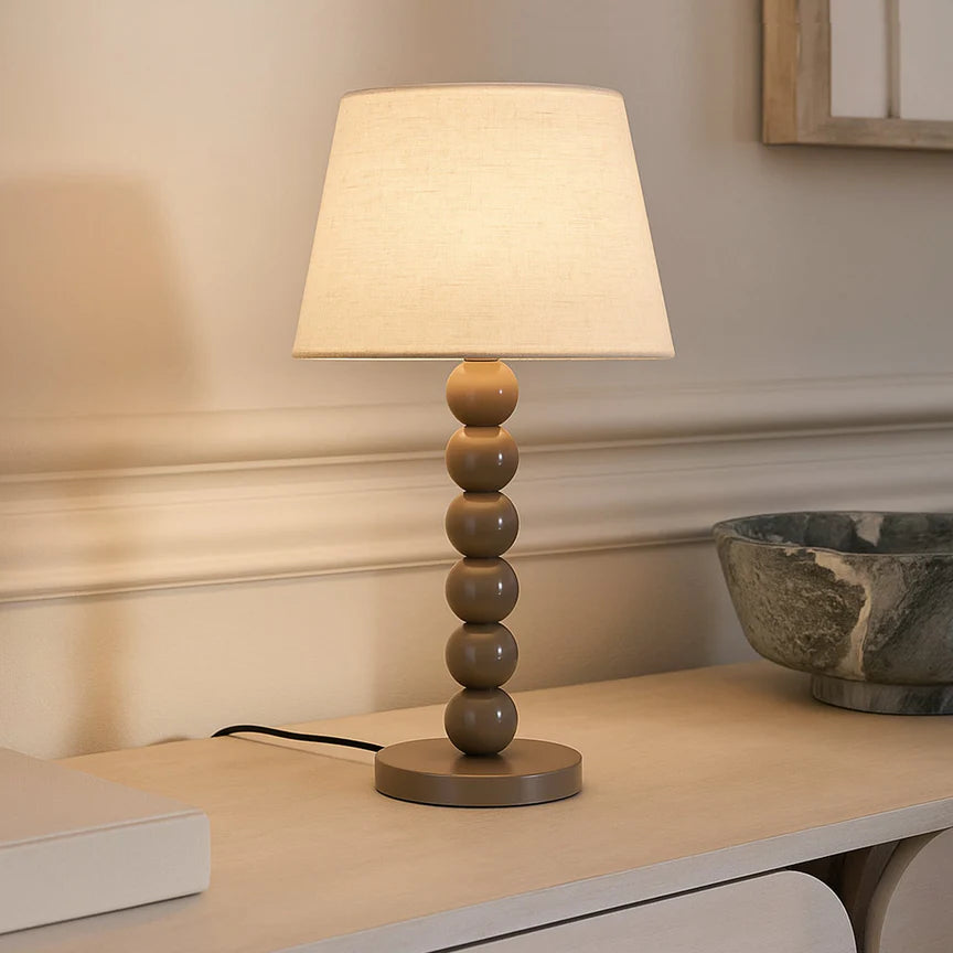 Pearl Orb Table Lamp Toffee - LL-27-0317T