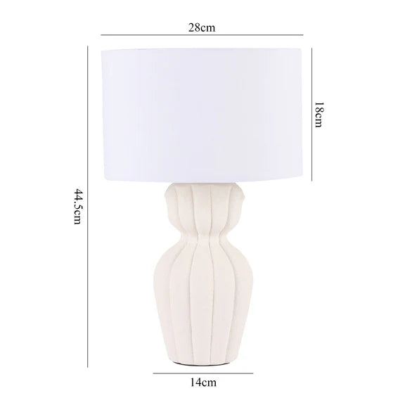 Elina Table Lamp White - LL-27-0320