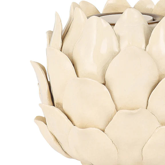 Lustre Artichoke Ceramic Table Lamp Ivory - LL-27-0323