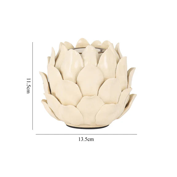 Lustre Artichoke Ceramic Table Lamp Ivory - LL-27-0323