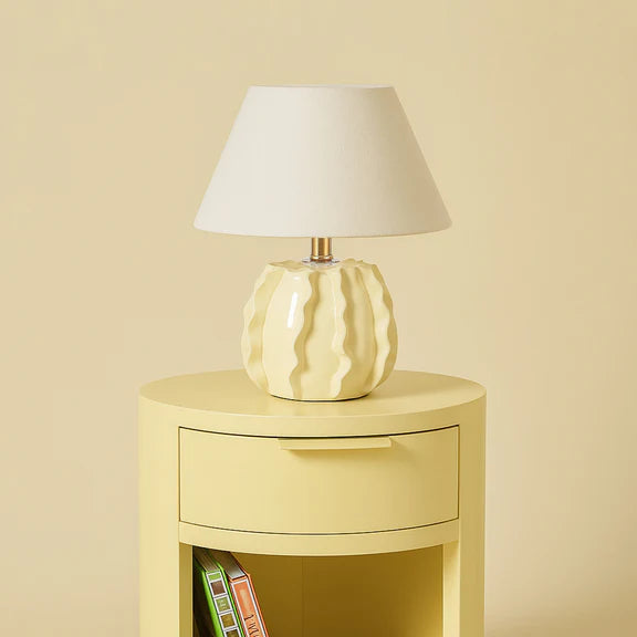 Lila Table Lamp Butter Cream & Linen - LL-27-0326