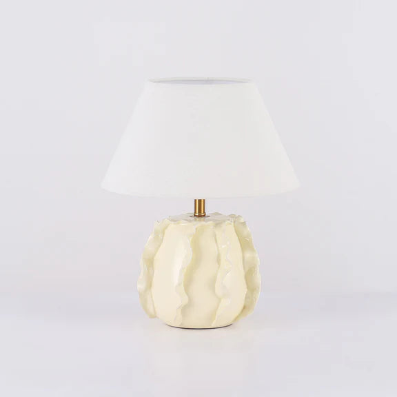 Lila Table Lamp Butter Cream & Linen - LL-27-0326