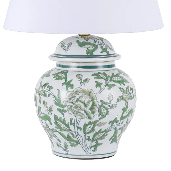 Tove Celadon Table Lamp Green & White - LL-27-0327