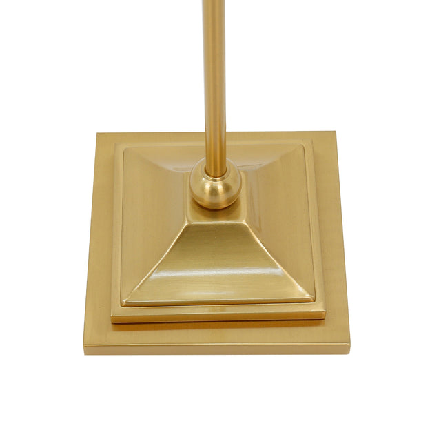 Violet Floor Lamp Brass & Linen - LL-27-0328