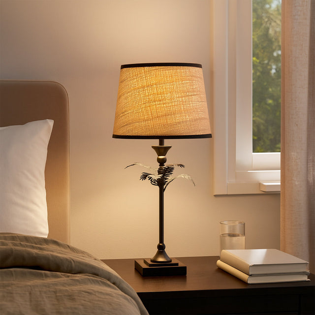 Paloma Palm Table Lamp Natural - LL-27-0332N