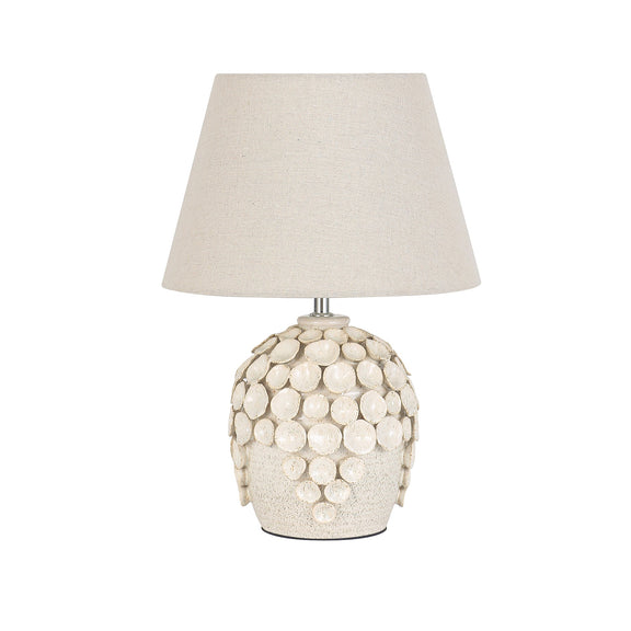 Monica Table Lamp Ivory & Natural - LL-27-0339