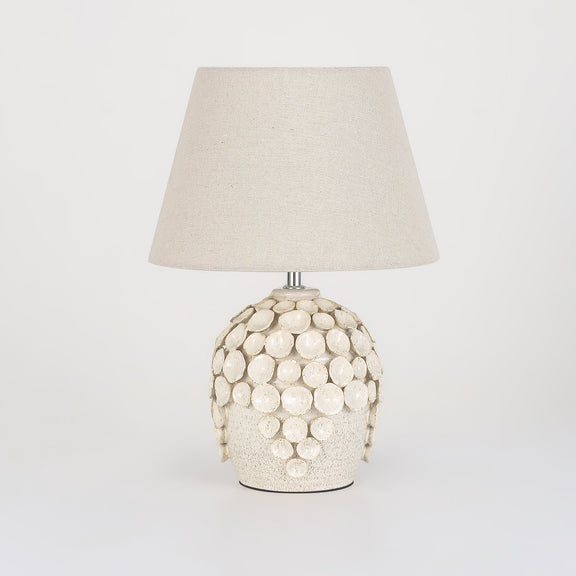 Monica Table Lamp Ivory & Natural - LL-27-0339