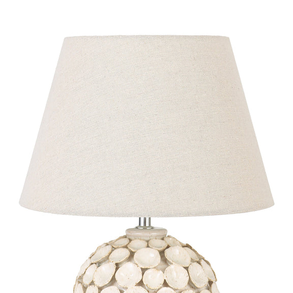 Monica Table Lamp Ivory & Natural - LL-27-0339