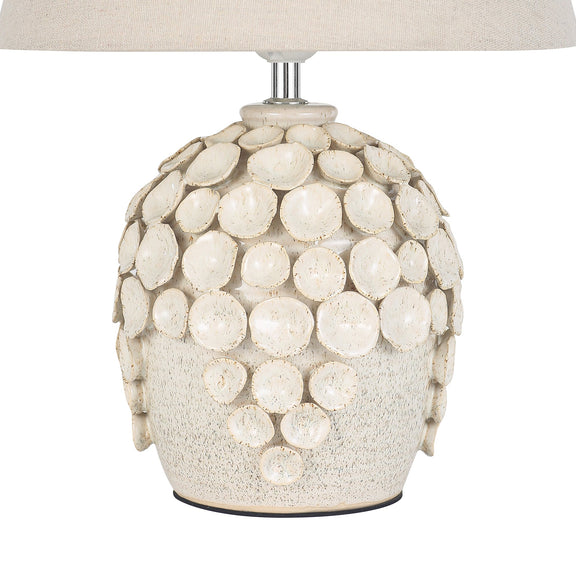 Monica Table Lamp Ivory & Natural - LL-27-0339