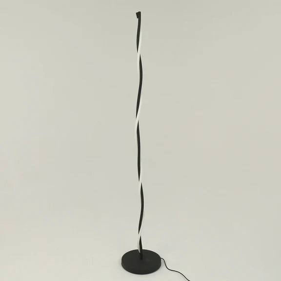 Rio LED Metal Floor Lamp 12W 3000K Matt Black - LL-LED-28