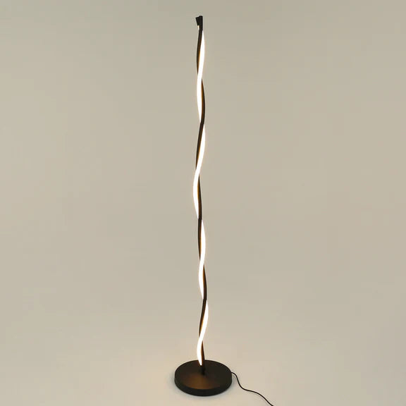 Rio LED Metal Floor Lamp 12W 3000K Matt Black - LL-LED-28