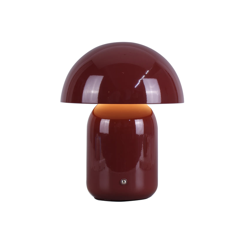 Mushroom LED Touch Table Lamp 2W 3CCT Brick Red - LL-LED-29BR