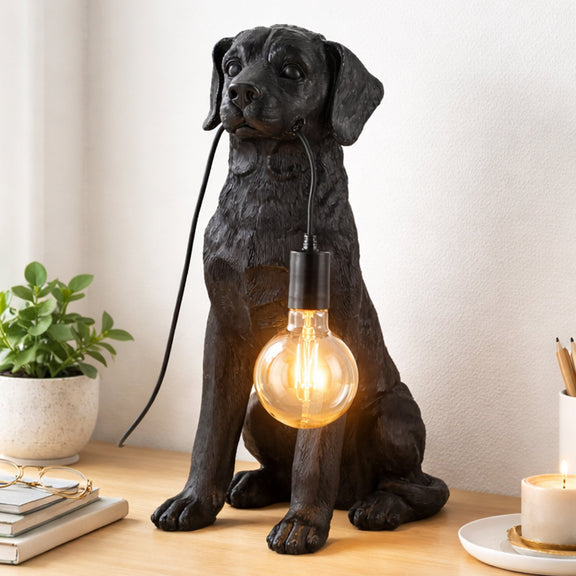 Golden Retriever LED Table Lamp 2.4W 3300K Brushed Black - LL-LED-33B