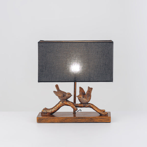 Birds on Branch LED Table Lamp 2.5W 3000K Brushed Gold & Black - LL-LED-37