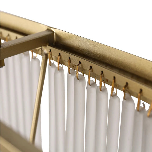 Greer 5 Light Chandelier Gold & Frosted Glass - LL002CH118