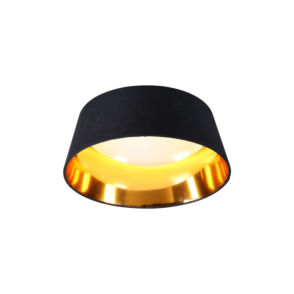 Flushella LED Flush Mount Light 10W 3CCT Black - LL002CL123B