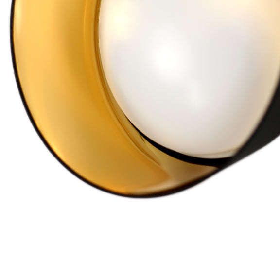 Flushella LED Flush Mount Light 10W 3CCT Black - LL002CL123B