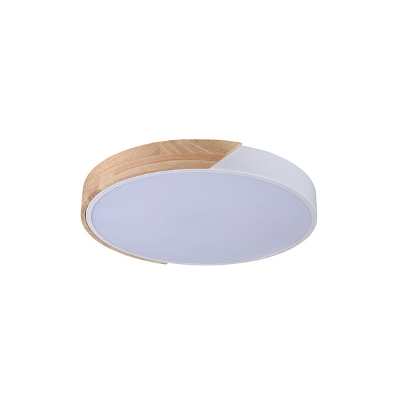 Celestia LED Large Flush Mount Light 24W 3CCT White - LL002CL124LW