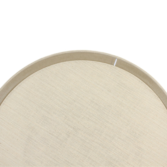 Linea Flush Mount Light White & Linen - LL002CL126