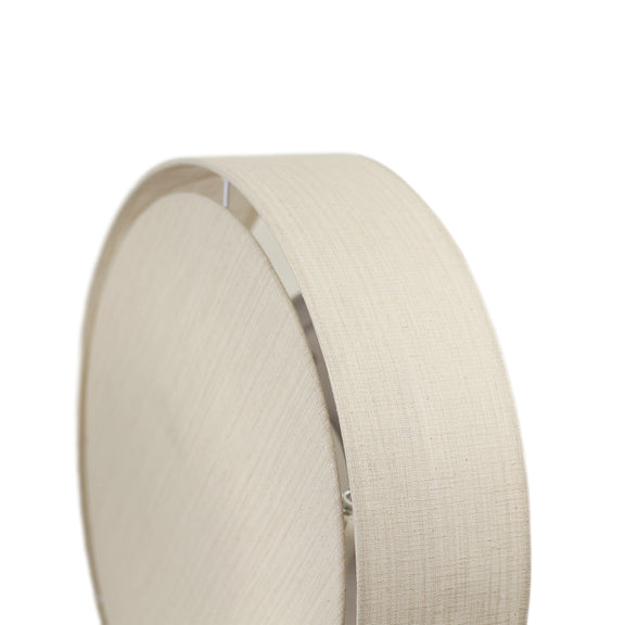 Linea Flush Mount Light White & Linen - LL002CL126