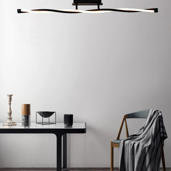 Rio LED Metal Flush Mount Light 12W 3000K Matt Black - LL002CL130