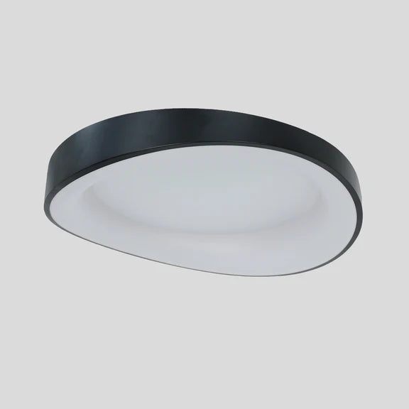 Hayley Large LED Flush Mount Light 40W Tri Colour Black - LL002CL131LB