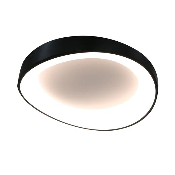 Hayley Large LED Flush Mount Light 40W Tri Colour Black - LL002CL131LB
