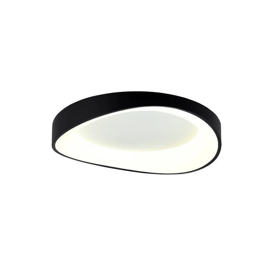 Hayley Small LED Flush Mount Light 24W Tri Colour Black - LL002CL131SB